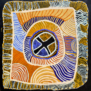 Kapi Tjukurla (Tjukurla Rock holes) - Painting - Nora Nyutjanka Davidson