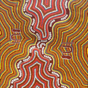 Women collecting bush foods - Painting - Margie Leo