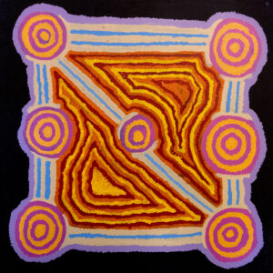 ‘Kungkarrangkalpa’ (The Seven Sisters / Pleiades) - Angela Lyons - Painting - Angela Lyons