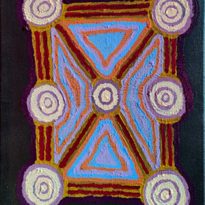 ‘Kungkarrangkalpa’ (The Seven Sisters / Pleiades) - Angela Lyons - Painting - Angela Lyons