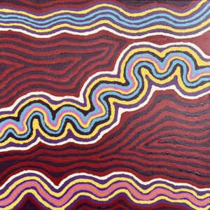 Kungkarrangkalpa (Seven Sisters) - Angilyiya Mitchell - Painting - Angilyiya Mitchell