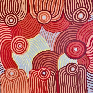 Maime Butler's Parrupi Nganunrti Jurkurrpa - Painting - Maimie Nginytja Butler