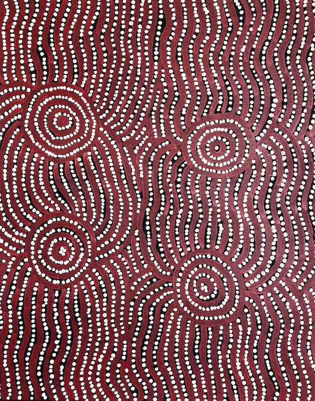 Maime Butler's Parrupi Nganunrti Jurkurrpa - Painting - Maimie Nginytja Butler