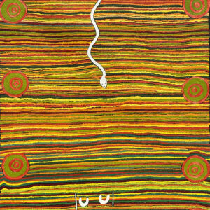 Tjitji kutjarra - Two boys - Painting - Sarah Josephine Lane