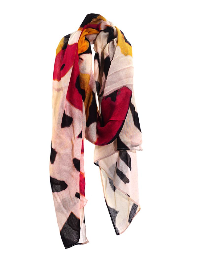Cotton Scarf - Anmanari Brown - Image 1