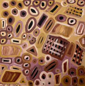 Kungkarrangkalpa (Seven Sisters) - Painting - Prudence Mitchell