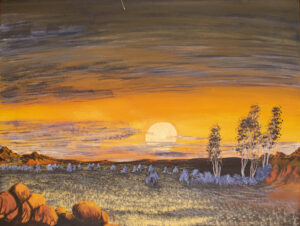 The Ngaanyatjarra Lands - Painting - Craig Morrison