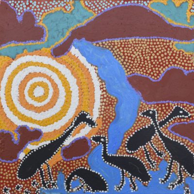 Karlaya – emu - Painting - Dorothy Richards