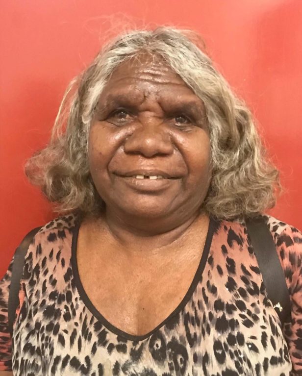 Portrait of Aboriginal Artist Jennifer Nginyaka Mitchell