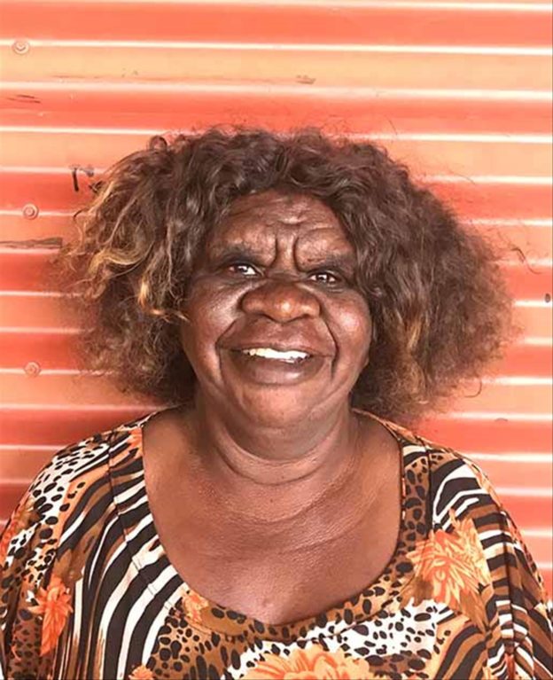 Paula Sarkaway Lyons Portrait of Aboriginal Artist Paula Sarkaway Lyons