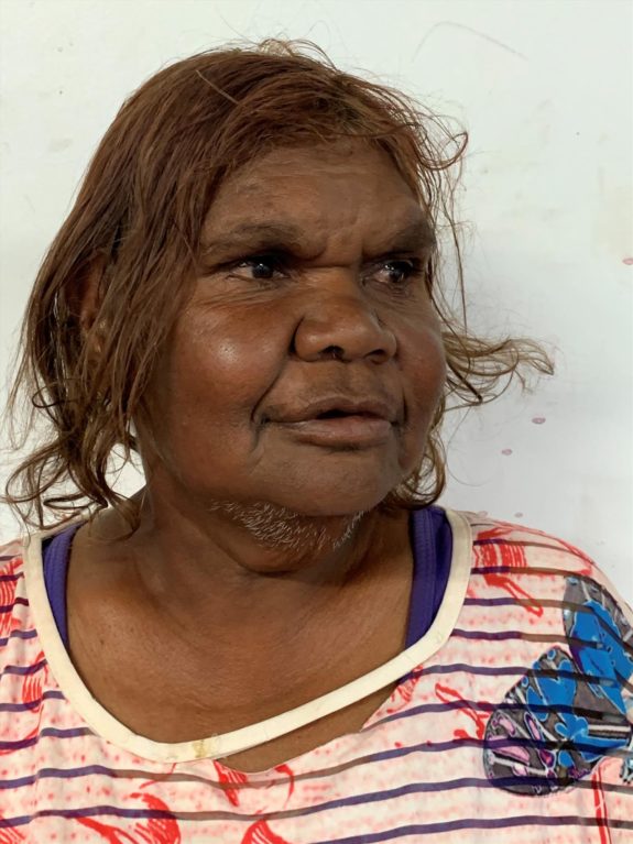 Portrait of Aboriginal Artist Rosie Lane