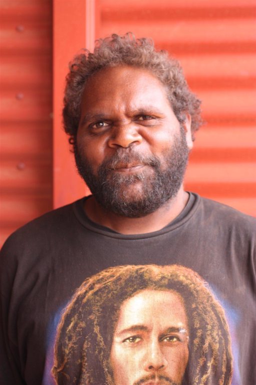 Portrait of Aboriginal Artist Thomas Reid Portrait