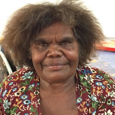 Portrait of Aboriginal Artist Dorothy Richards