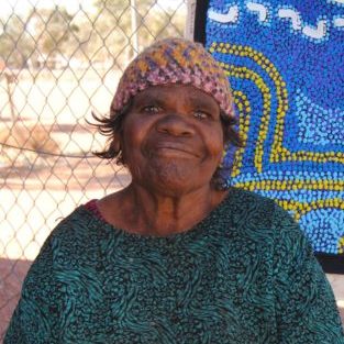 Portrait of Aboriginal Artist Elaine Warnatjura Lane