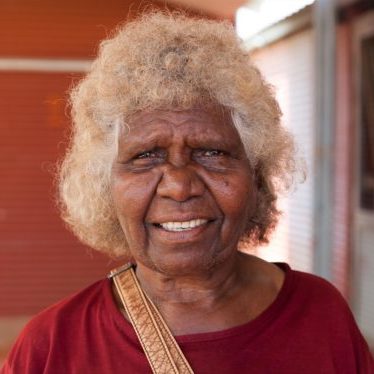 Portrait of Aboriginal Artist Ethel (Narelle) Kanpatja Holland
