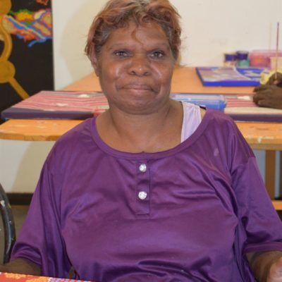 Portrait of Aboriginal Artist Janet Nuyunkanya Lane