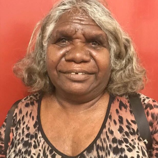 Portrait of Aboriginal Artist Jennifer Nginyaka Mitchell