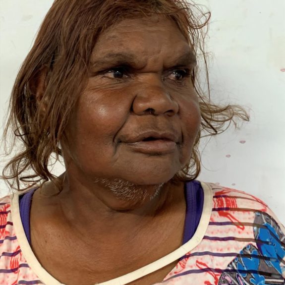 Portrait of Aboriginal Artist Rosie Lane